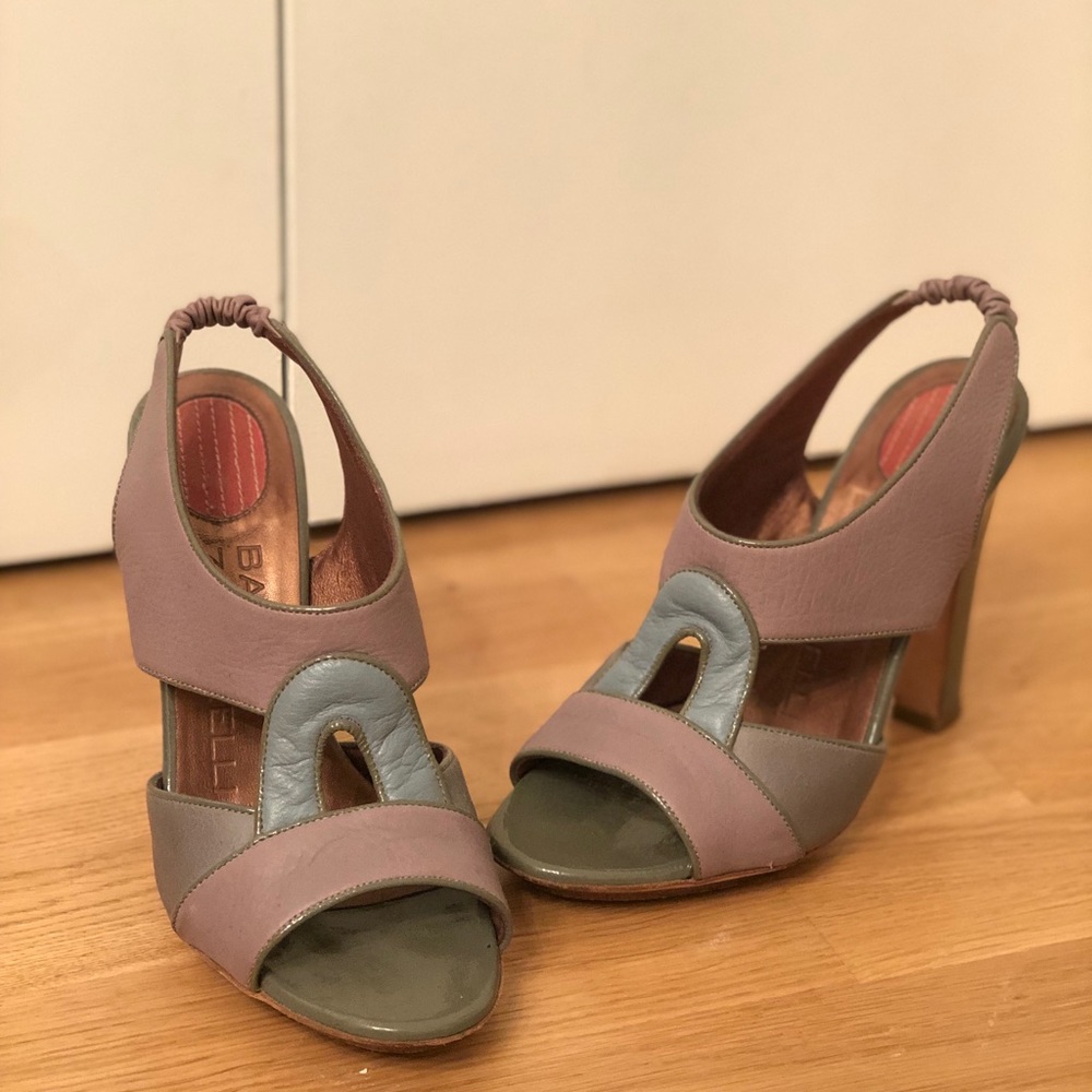 Banfi Zambrelli Italian leather heels
